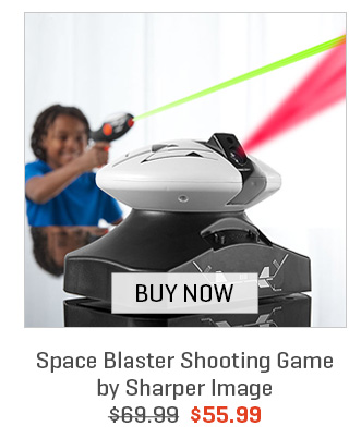 Sharper image space blaster best sale shooting game